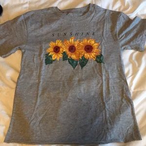 “Sunshine” Gray XSmall T-Shirt